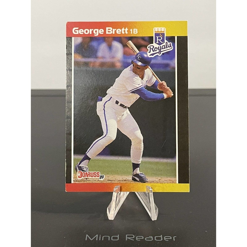 1989 Donruss George Brett #204 Kansas City Royals Baseball Card Error Card